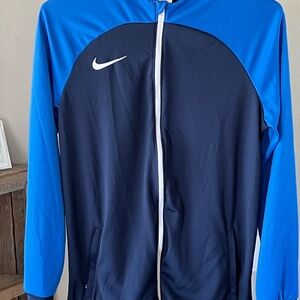 Nike Youth XL, Blue and Black Full-Zip Jacket